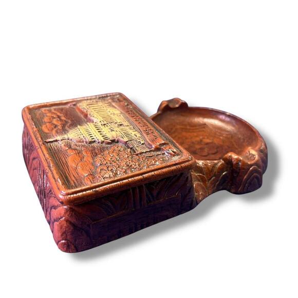 Vintage Desktop Ashtray & Cigarette Holder – U.S. Capitol Washington D.C. Souven - Picture 3 of 7